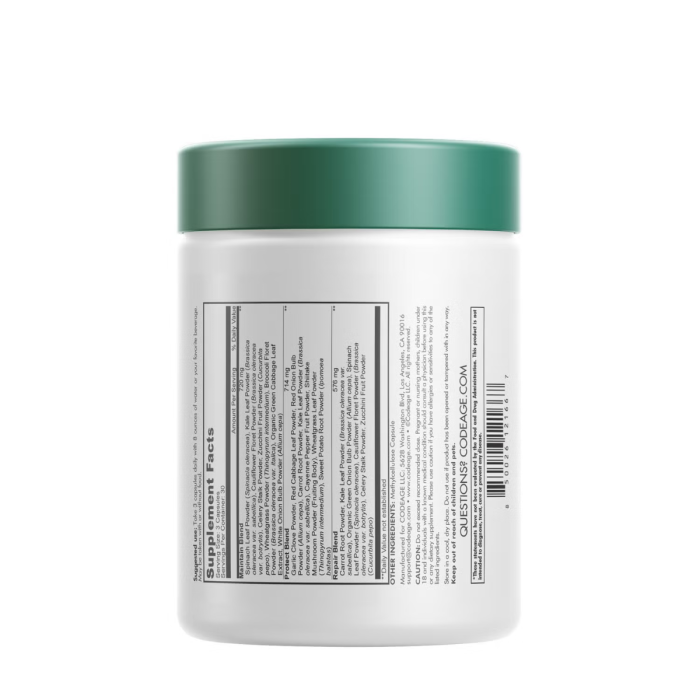 Codeage Easy Veggies Daily Veggie Blend, Amestec De Super-alimente, 90 Cps [4]