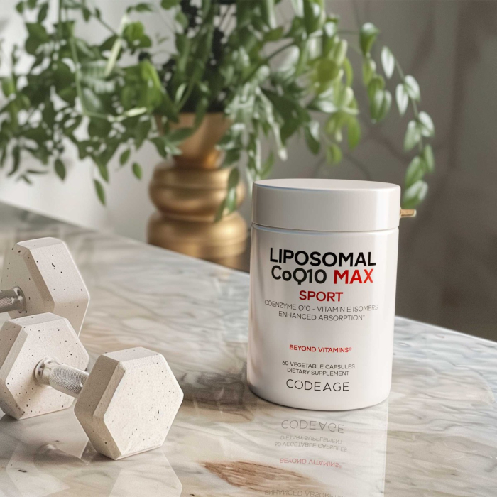  Codeage Liposomal Coq10 Max, Coenzima Q-10 Lipozomala, 60 Cps [9]