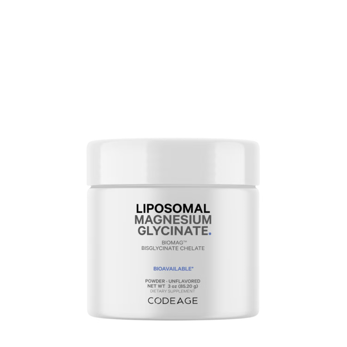Codeage Liposomal Magnesium Glycinate, Magneziu Bisglicinat Lipozomal - Formula Avansata Pentru Absorbtie Superioara, 85.20 G [1]