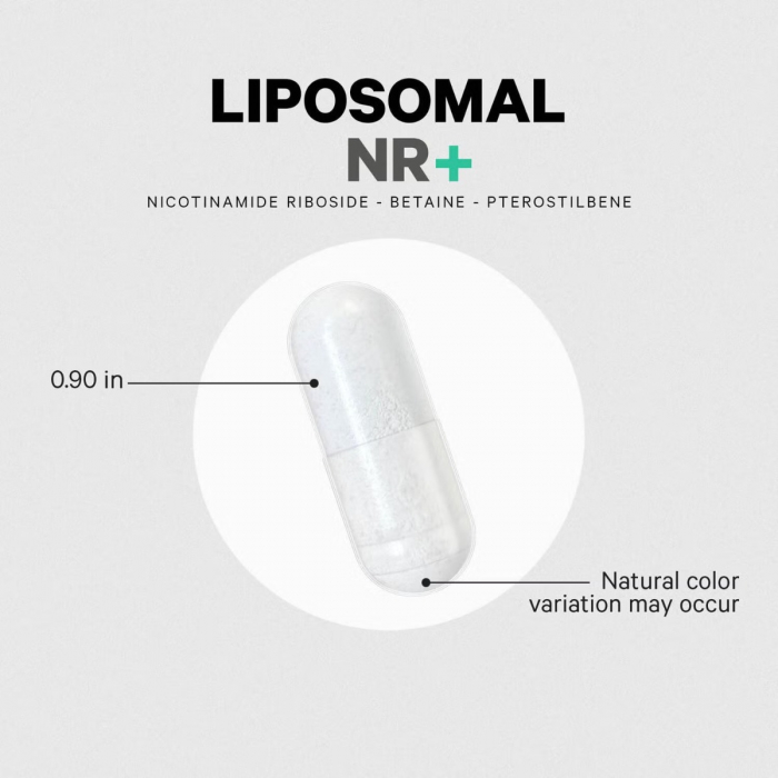 Codeage Liposomal Nicotinamide Riboside+, Nr+ Nicotinamida Lipozomala Ribozida + Tmg Si Pterostilben, 60 Cps [2]