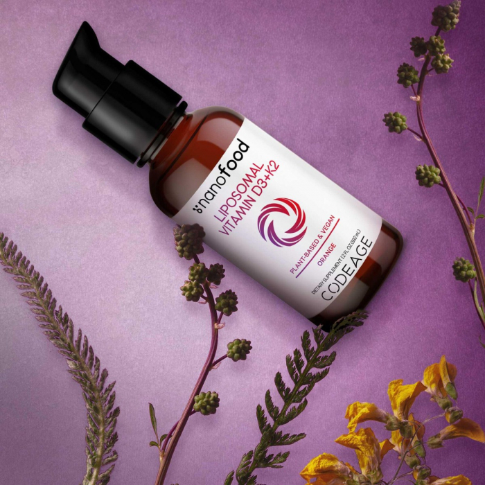 Codeage Liposomal Vitamin D3+k2 Orange Flavor, Vitamina D3+k2 Lipozomala Cu Aroma De Portocala, Formula Avansata Pentru Absorbtie Superioara, 59.2 Ml [5]