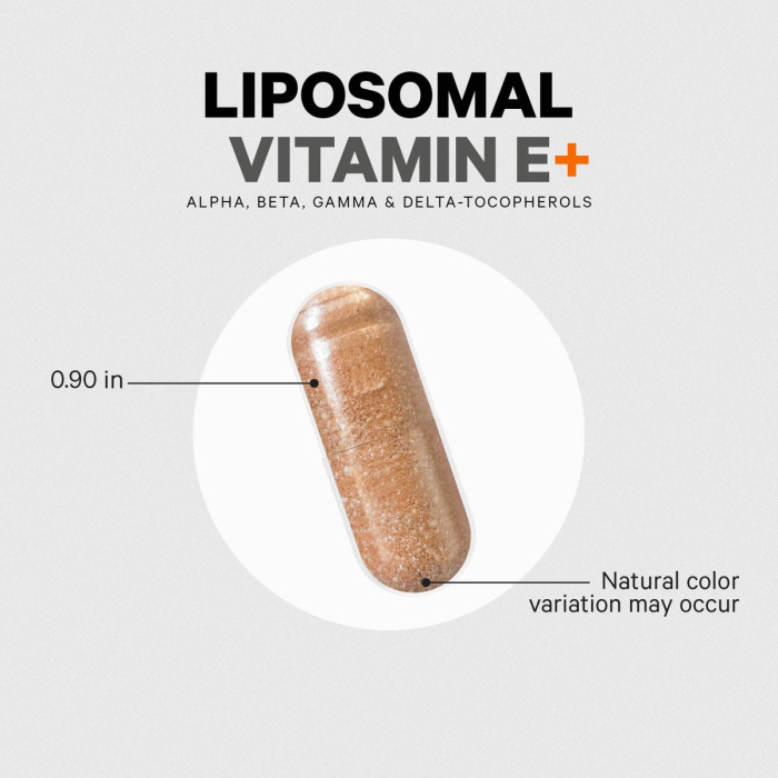 Codeage Liposomal Vitamin E, Vitamina E Liposomala, 90 Cps [6]