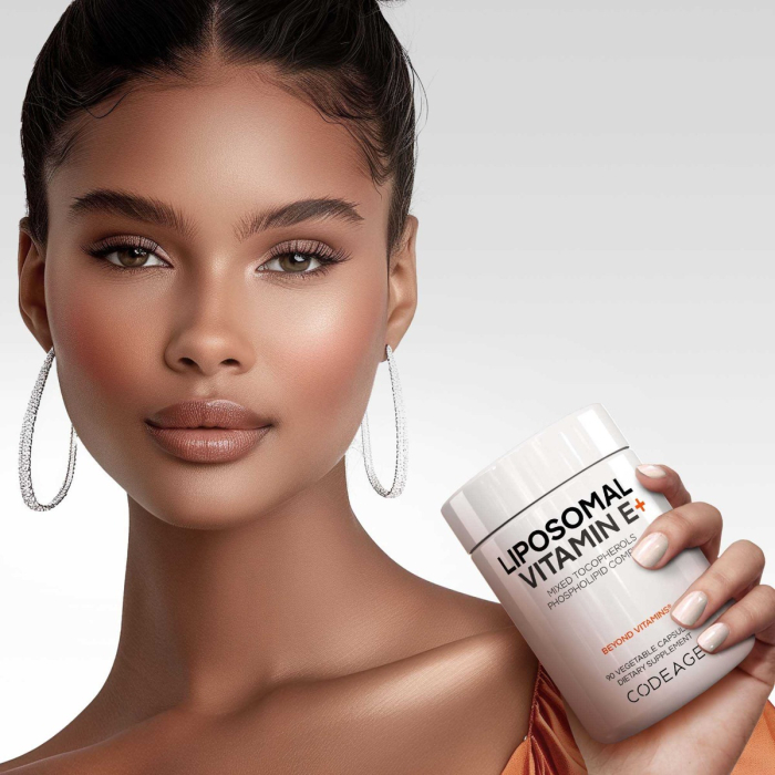 Codeage Liposomal Vitamin E, Vitamina E Liposomala, 90 Cps [9]