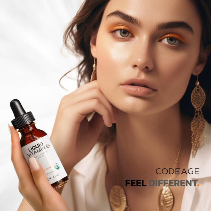 Codeage Liquid Vitamin E And Mct Oil, Formula Pentru Vitalitate Zilnica Si Echilibru Metabolic, 59.2 Ml [9]