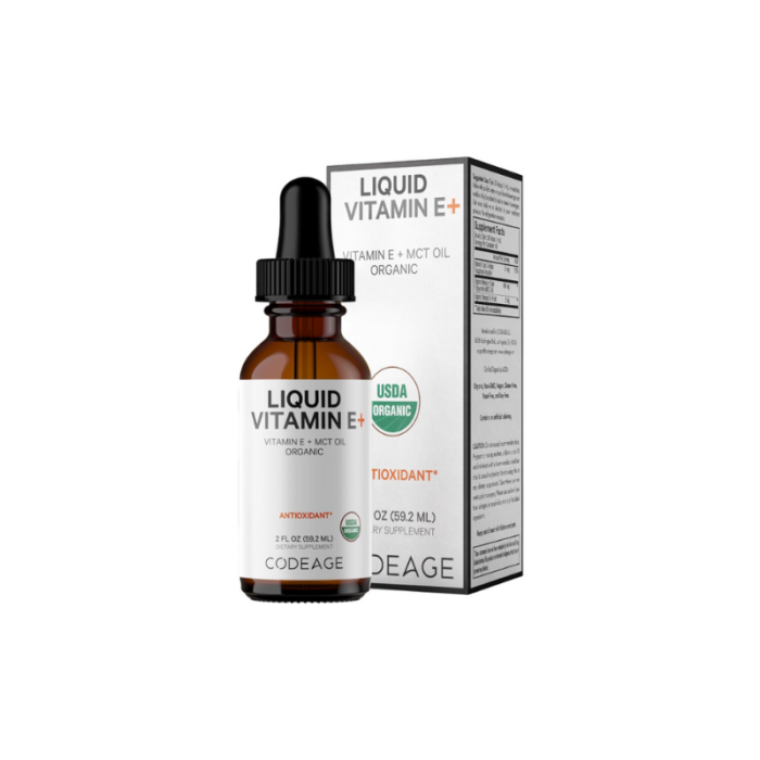 Codeage Liquid Vitamin E And Mct Oil, Formula Pentru Vitalitate Zilnica Si Echilibru Metabolic, 59.2 Ml [1]