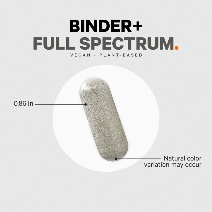 Codeage Universal Binder + Full Spectrum, Formula Pentru Eliminarea Toxinelor Si Sustinerea Microbiomului, 90 Cps [10]
