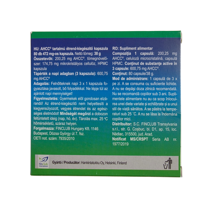 MYCELCAPS AHCC® 80 capsule [2]