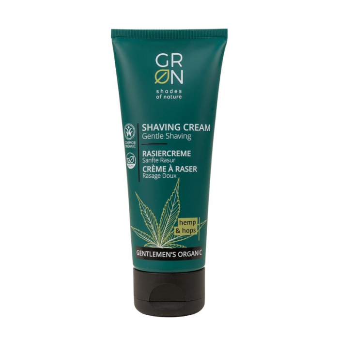 Crema de ras Bio Organica Gentlemens cu canepa si hamei (75ml), GRN Shades of Nature [1]