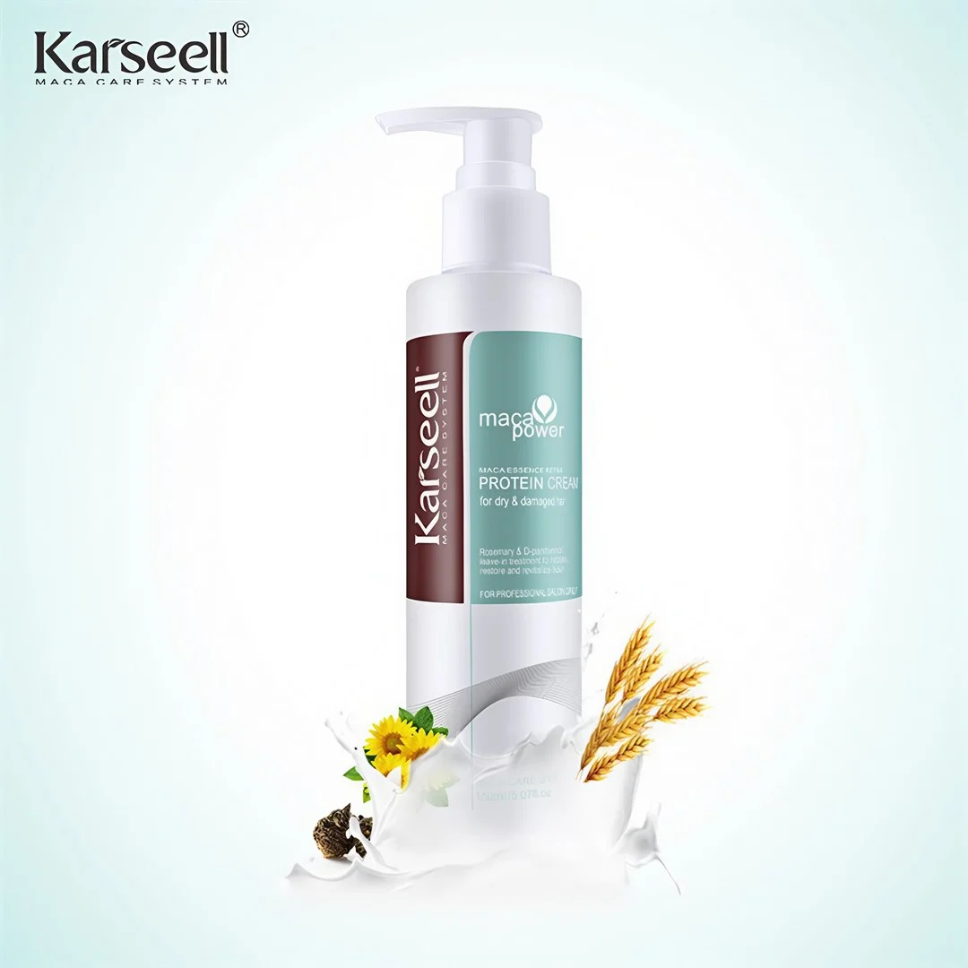 Cremă Leave-In de Păr Karseell cu Proteine ( Tratament pentru Reconstrucție și Hidratare Intensă) * 200 ml [6]
