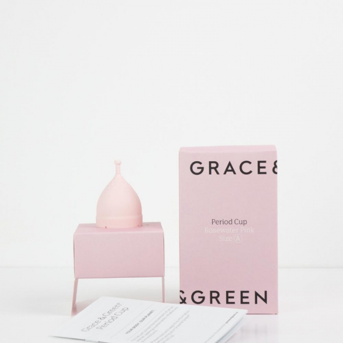 Cupa menstruala roz marime A, Grace and Green [1]