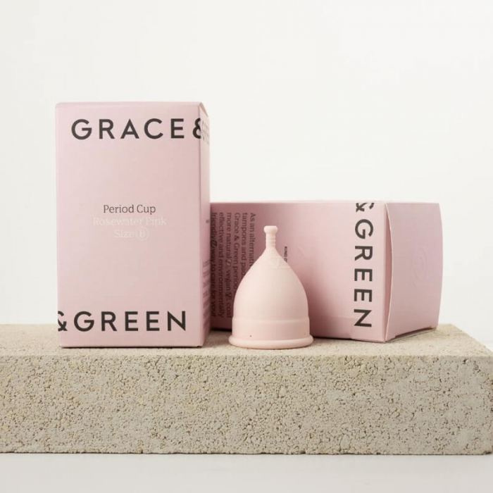 Cupa menstruala roz marime B, Grace and Green [1]