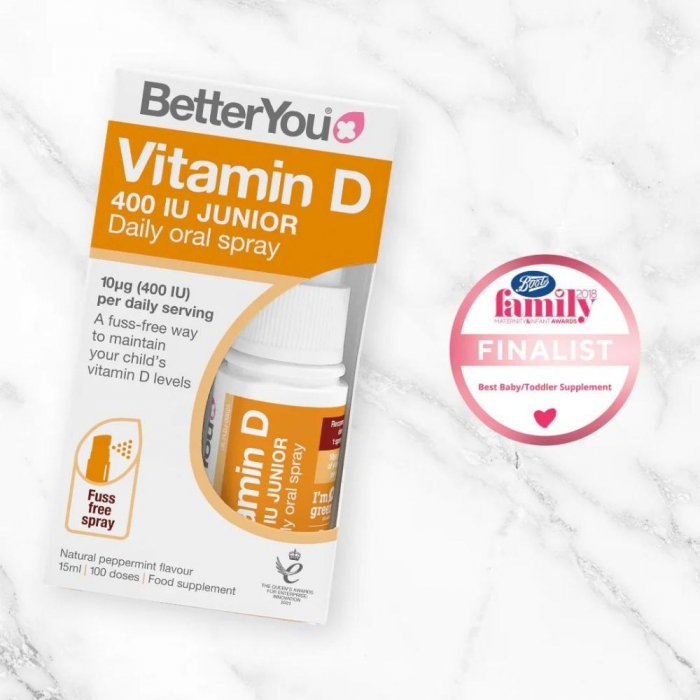 D400 Junior Vitamin D Oral Spray (15 ml), BetterYou [3]