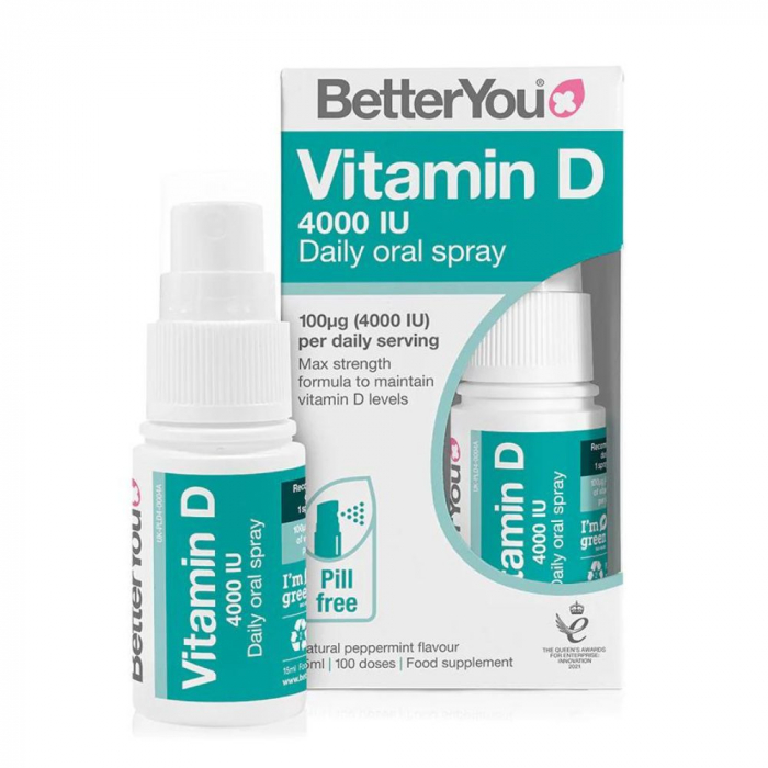 D4000 Vitamin D Oral Spray (15 ml), BetterYou [1]