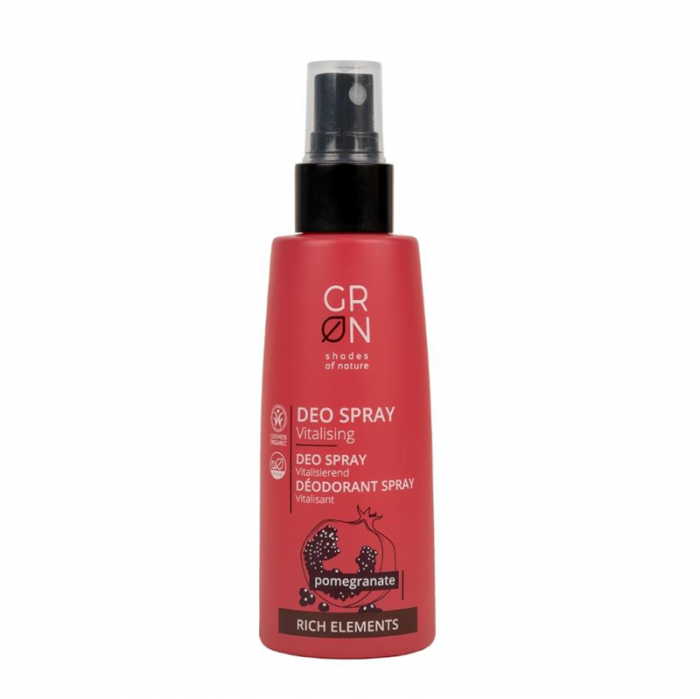 Deo spray revitalizant Bio Organic Rich Elements cu rodie (75ml), GRN Shades of Nature [1]