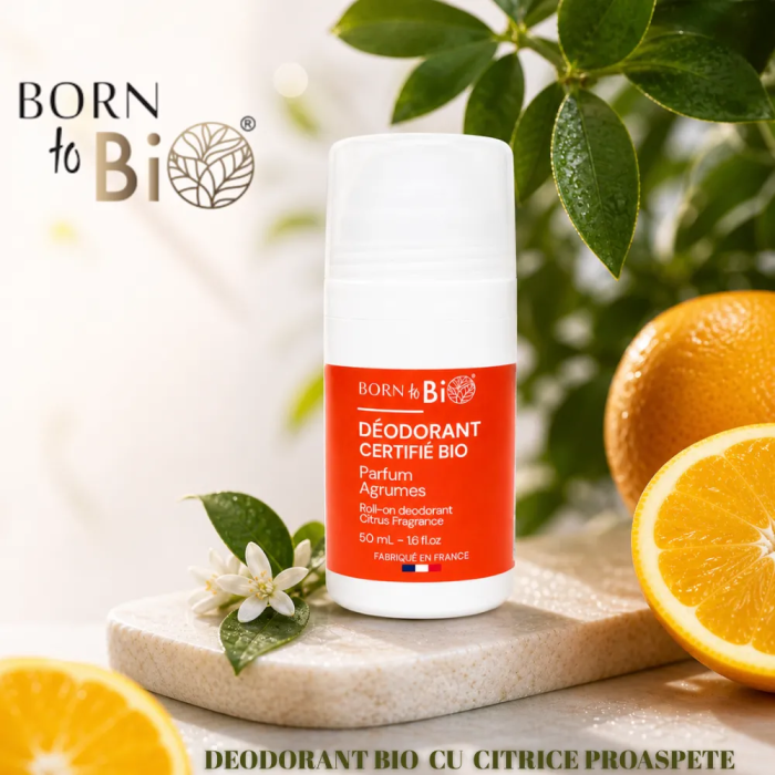 Deodorant Bio Roll-on Citrice Proaspete 50 ml Born to Bio [2]