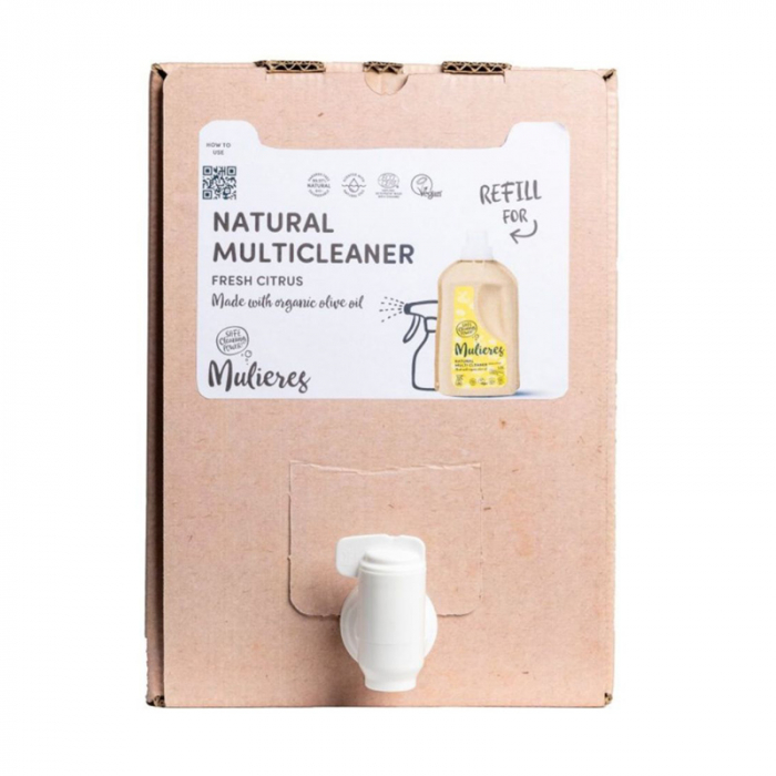 Detergent concentrat multi cleaner cu 99% ingrediente naturale Fresh Citrus (15L), Mulieres [1]