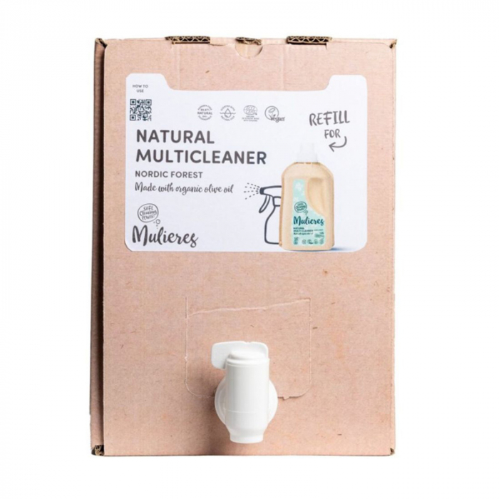 Detergent concentrat multi cleaner cu 99% ingrediente naturale Nordic Forest (15L), Mulieres [1]
