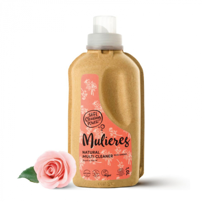 Detergent concentrat multi cleaner cu 99% ingrediente naturale Rose Garden (1L), Mulieres [1]