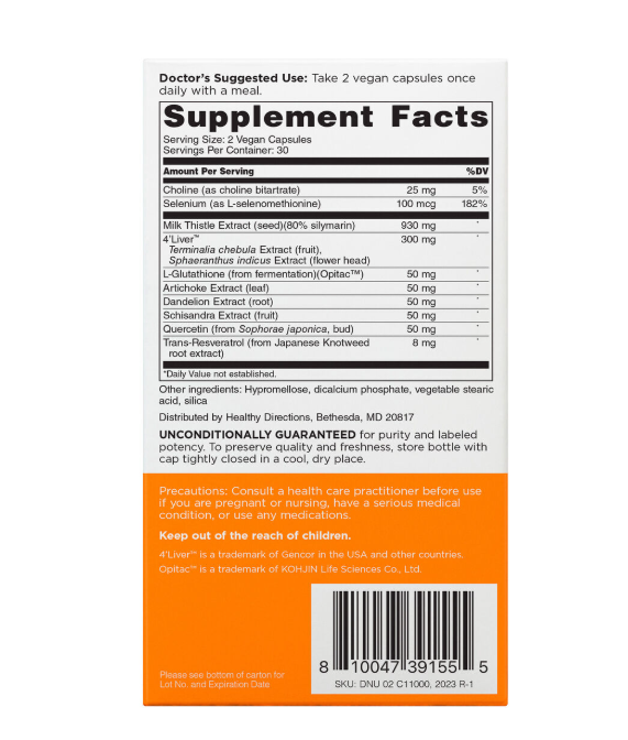 Doctors' Preferred Liver Plus Revive And Restore, Formula Avansata Pentru Detoxifierea Si Regenerarea Ficatului, 60 Cps [4]