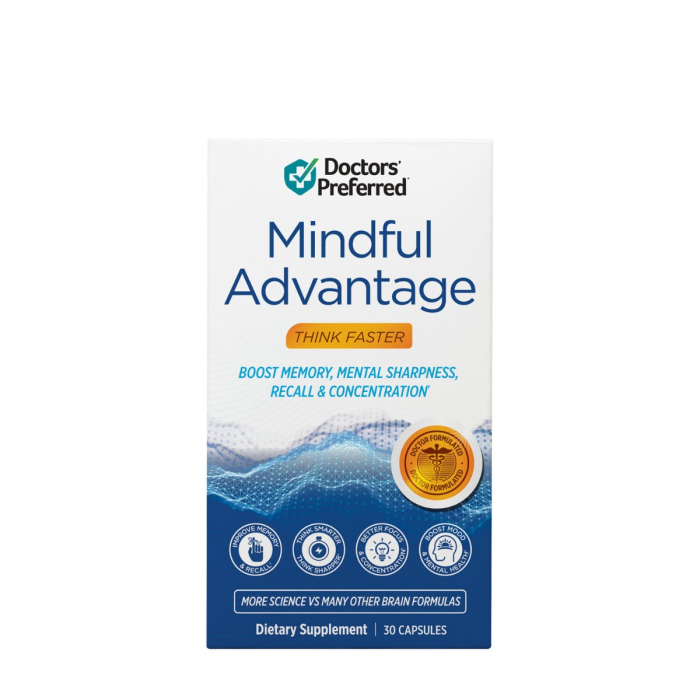 Doctors' Preferred Mindful Advantage, Supliment Pentru Sanatatea Cognitiva, 30 Cps [3]