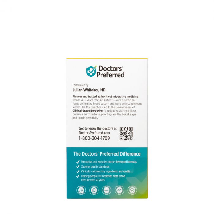 Doctors’ Prefered® Berberine Clinical Grade, Berberina 500 Mg, 90 Cps [4]