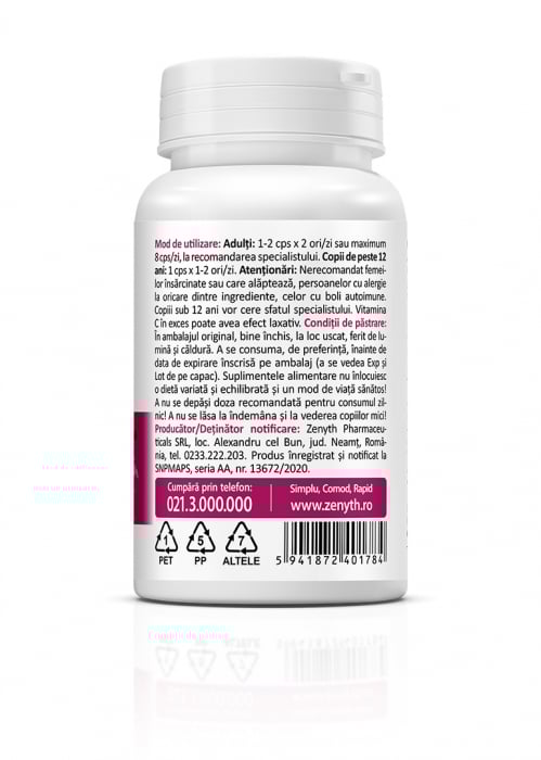 Echinacea cu Soc si Muscata africana ( pentru infectii respiratorii, calmarea gatului, faringelui si corzilor vocale) * 30 cps [3]