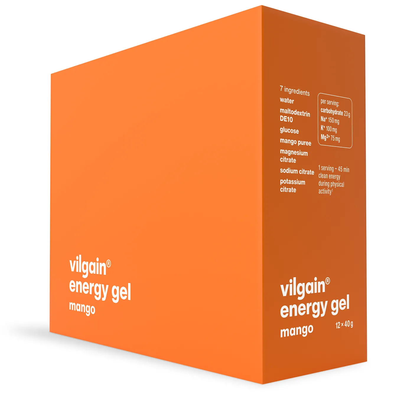 Energy gel ⁠–⁠ sursă de energie rapidă și electroliți, combinație de 3 carbohidrați BIO cu absorbție rapidă [1]