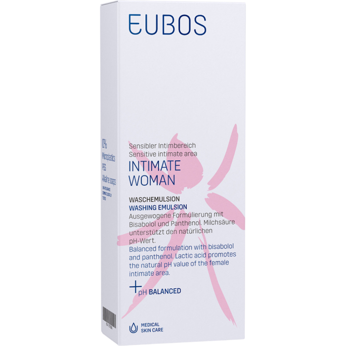 EUBOS Intimate Woman Washing Emulsion – Emulsie pentru igiena intimă cu acid lactic, pantenol și bisabolol [2]