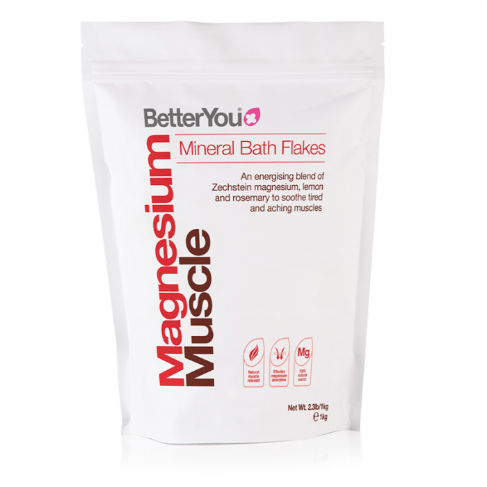 Fulgi de baie cu magneziu pentru muschi (1000 grame), BetterYou [1]