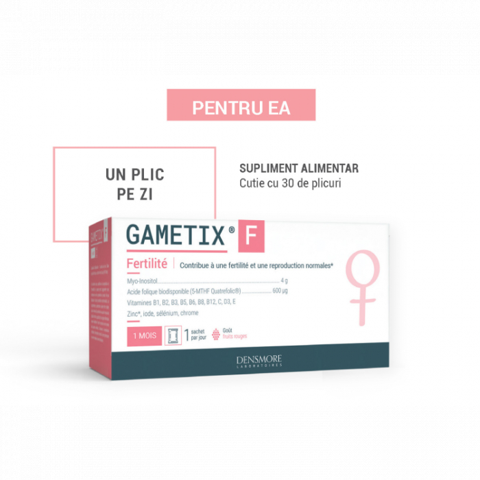 GAMÉTIX® F ( Supliment alimentar pentru fertilitate feminină ) * 30 Plicuri [3]