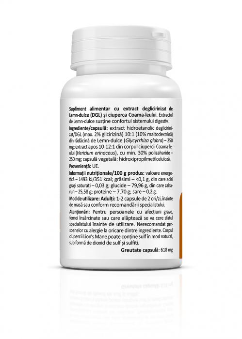 GastriHelp(gastrita,ulcer,Prevenirea recurentei infectiilor cu Helicobacter pylori) * 30 cps [2]