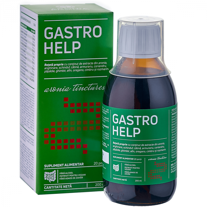 Gastro Help 200ml — o formulă unică din 12 plante și superfructe care susține digestia și confortul intestinal [1]