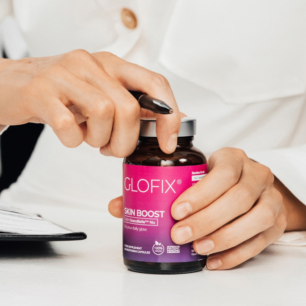 Glofix Skin Booster(Formulă unică cu ingrediente patentate pentru sănătatea pielii) *60 cps [3]