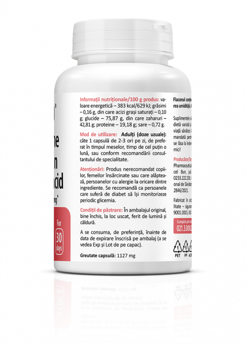 Glucozamina Chondroitin Hyaluronic Acid(mobilitatea si flexibilitatea articulatiilor) * 60 cps [3]