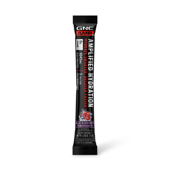  Gnc Amp Amplified Hydration, Electroliti Cu Aroma De Acai, Afine Si Rodie, 7.51 G [1]