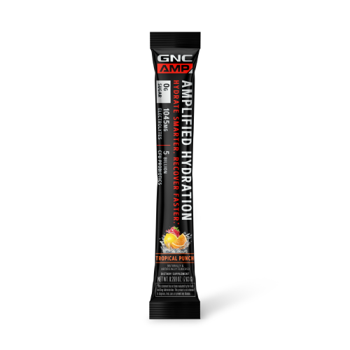 Gnc Amp Amplified Hydration, Electroliti Cu Aroma De Fructe Tropicale,  7.63 G [1]
