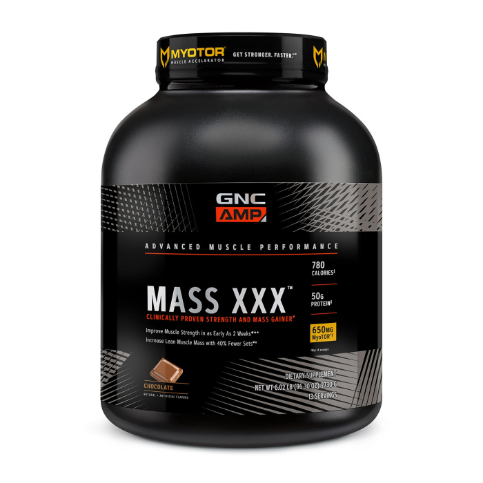Gnc Amp Mass Xxx, Gainer Proteic Cu Aroma De Ciocolata, 2730 G [1]
