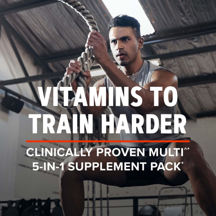 Gnc Amp Men's Extreme Training, Program Vitapak Pentru Performanta Si Anduranta, 30 Pachete [2]