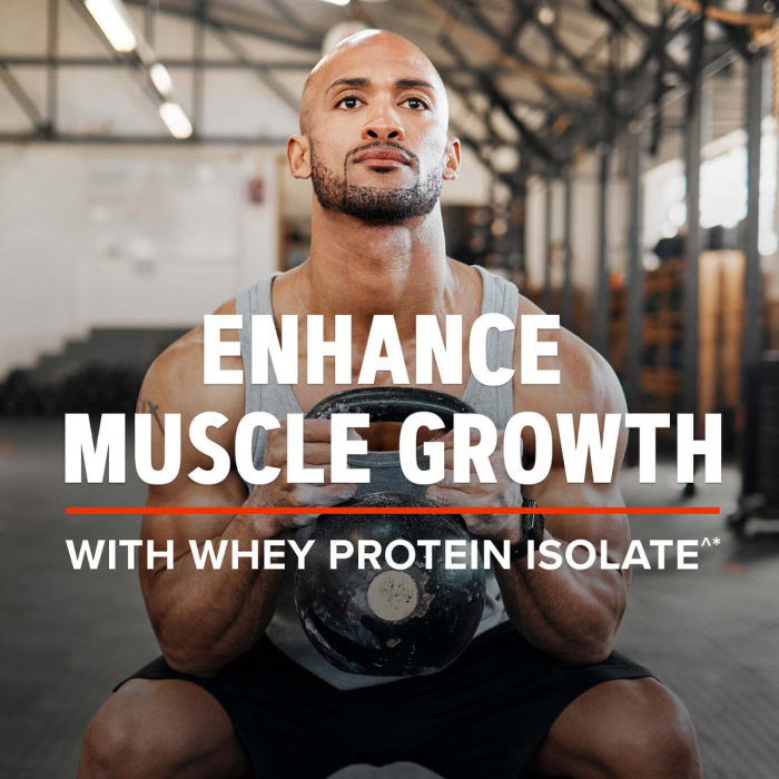 Gnc Amp Pure Isolate, Proteina Izolata Din Zer, Cu Aroma De Ciocolata Si Unt De Arahide, 896 G [3]