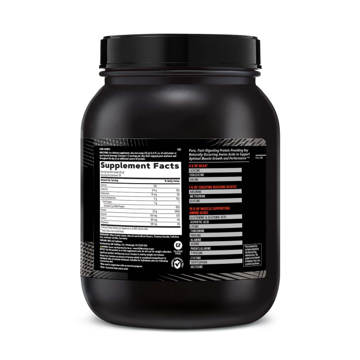 Gnc Amp Pure Isolate, Proteina Izolata Din Zer Cu Aroma De Vanilie, 896 G [2]