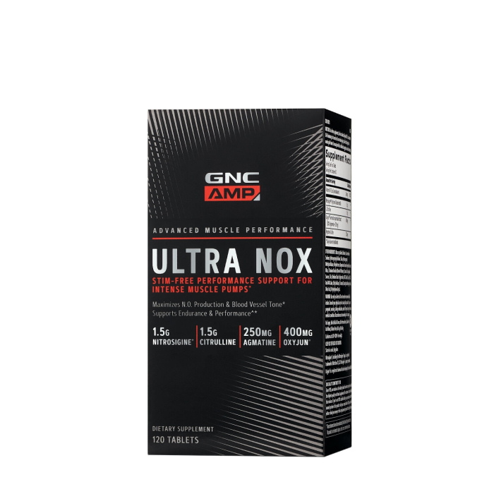 Gnc Amp Ultra Nox, Formula Pentru Pompare Musculara Si Oxid Nitric, 120 Tb [1]