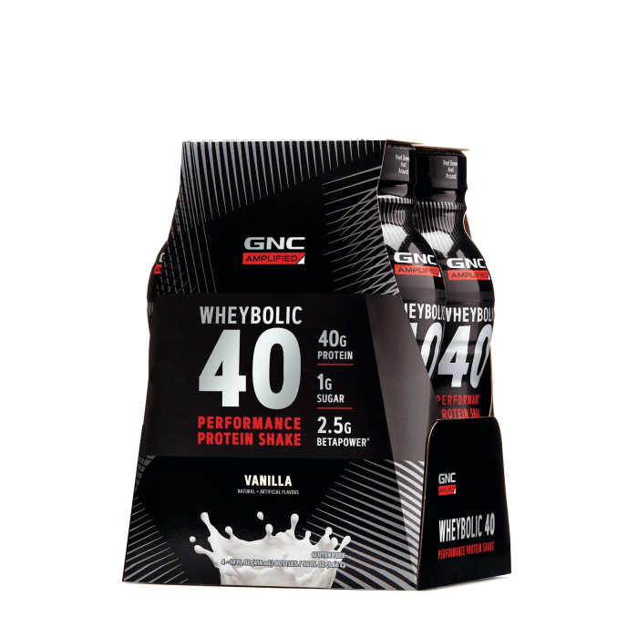 Gnc Amp Wheybolic 40, Shake Proteic Rtd Cu Aroma De Vanilie, 414 Ml [2]