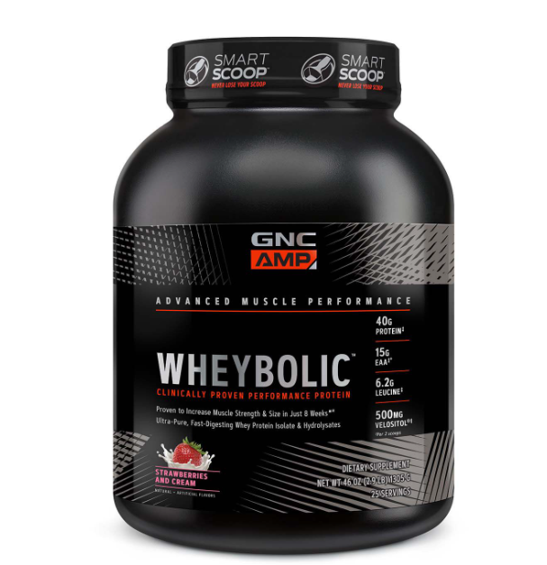 Gnc Amp Wheybolic, Proteina Din Zer, Cu Aroma De Capsuni Si Frisca, 1350 G  [1]