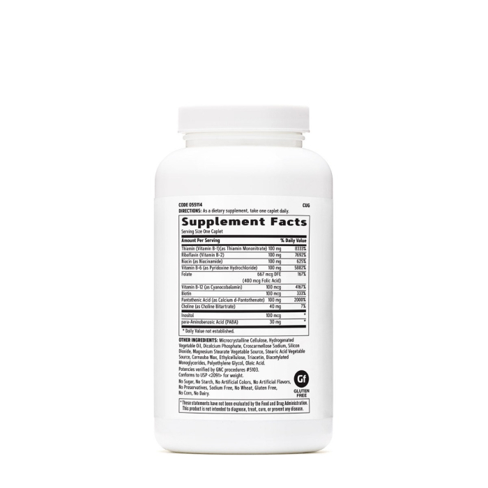 Gnc B-complex 100, Complex De Vitamine B, 250 Tb [2]
