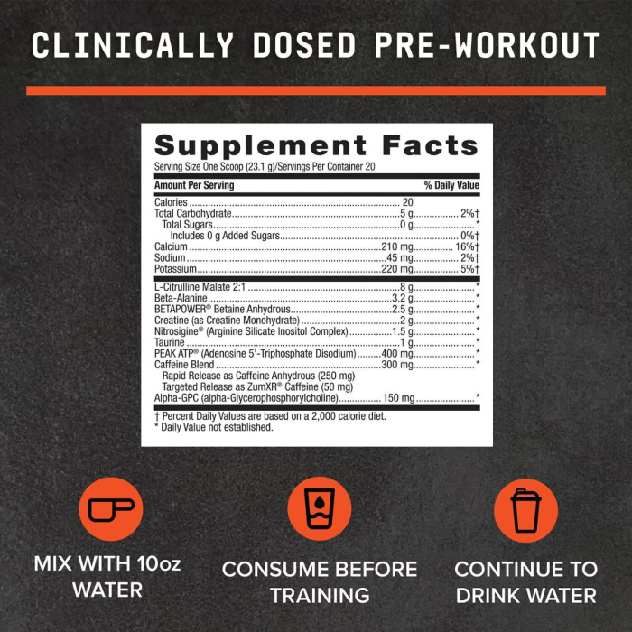 Gnc Beyond Raw Lit Af, Formula Pre-workout, Aroma De Lamaie, 446.4 G [6]