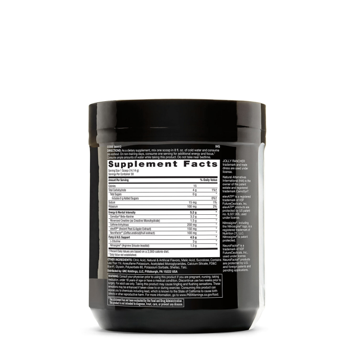 Gnc Beyond Raw Lit, Formula Pre-workout, Aroma De Zmeura Albastra, 408.9 G [2]