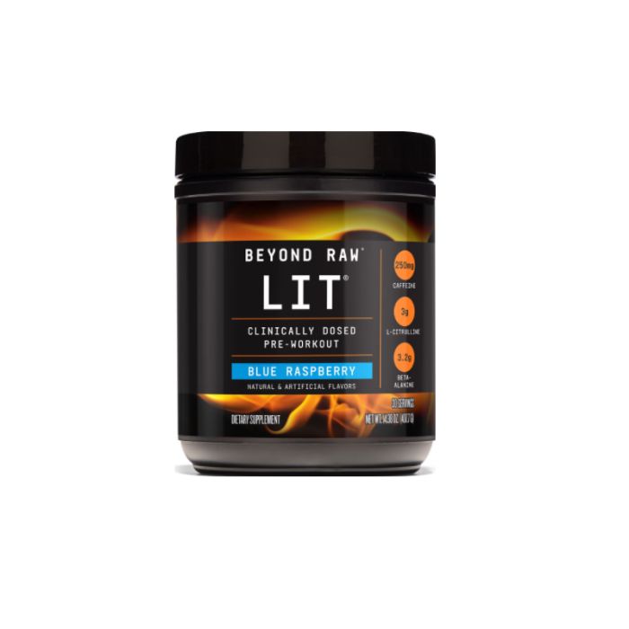 Gnc Beyond Raw Lit, Formula Pre-workout, Aroma De Zmeura Albastra, 408.9 G [1]