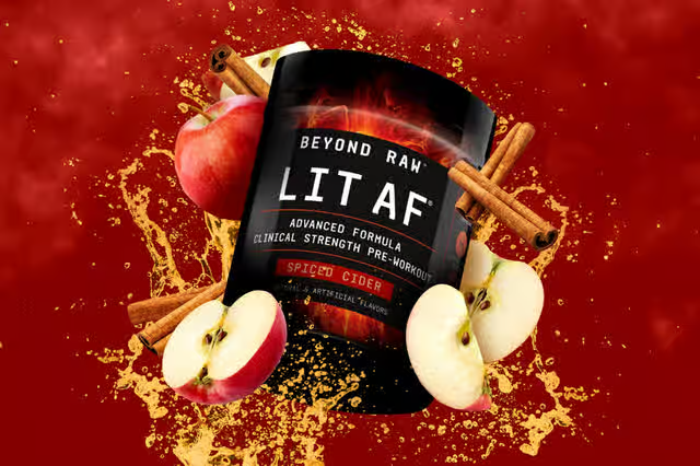 Gnc Beyond Raw Lit, Formula Pre-workout, Cu Aroma De Spiced Cider , 414 G [11]