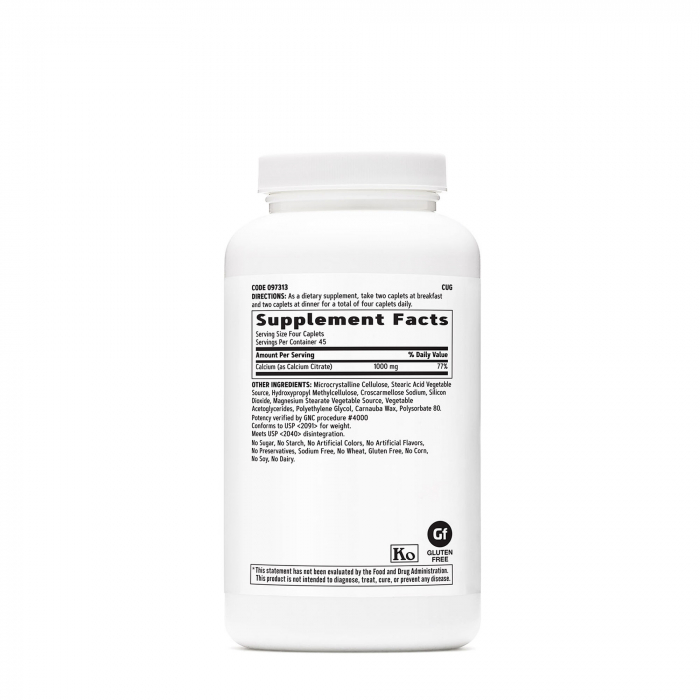Gnc Calcium Citrate 1000 Mg, Calciu Citrat, 180 Tb [2]