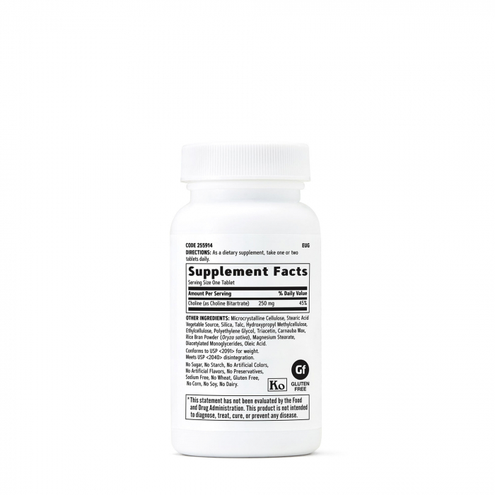 Gnc Choline 250 Mg, Colina, 100 Tb [2]